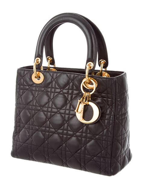 dior lady pouch with chain|Lady Dior handbag medium.